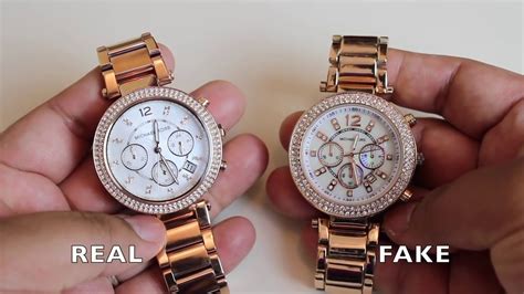 fake mk watch vs real|michael kors counterfeit watch.